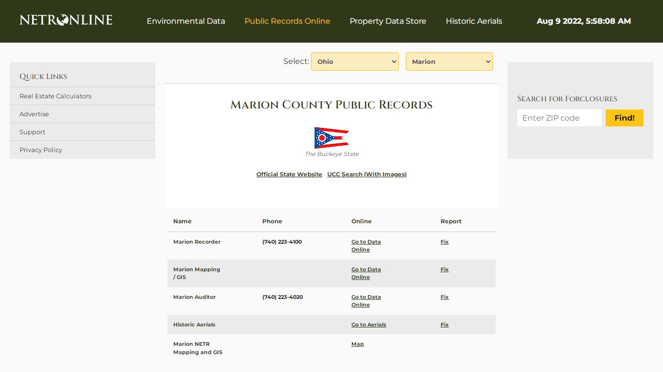 NETR Online • Marion • Marion Public Records, Search ...